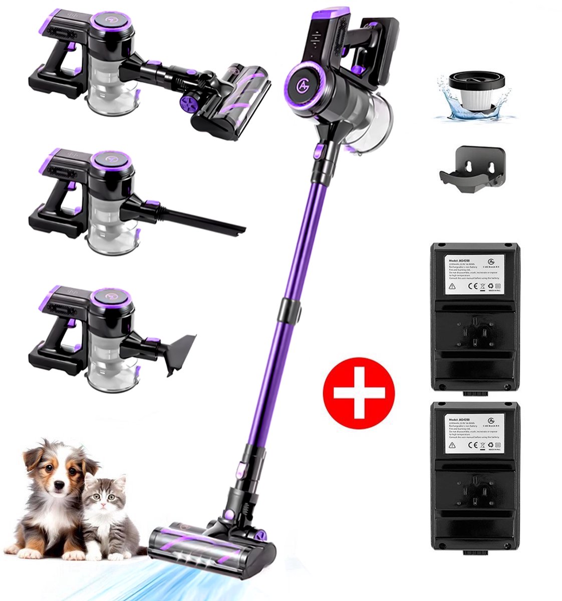 Ag Brands AG4200 Draadloze Stofzuiger (EAN: 8721398608372) - Ag brands - €94,99