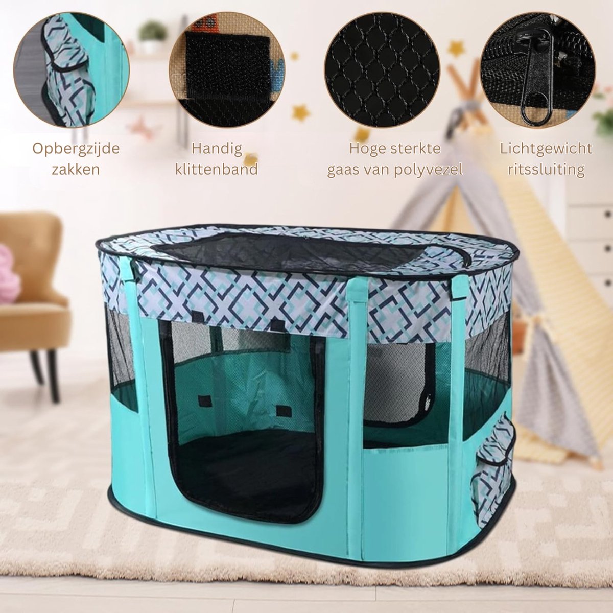 CLVP® Kattenren Binnen en Buiten - Dierenren - Groen thumbnail 4