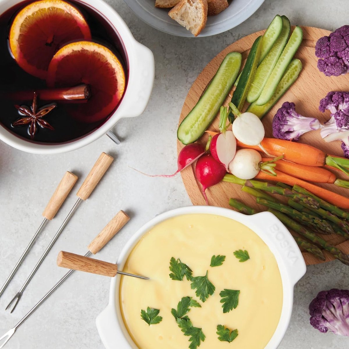 Kaasfondue Pan - Fondueset Elektrisch - Anti-aanbak - Tafeldiner – foto 3