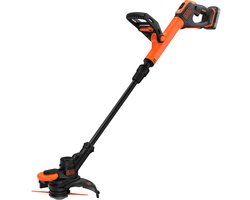 BLACK+DECKER 18V Grastrimmer Accu 2.0Ah 25cm Strimmer met 2 messen - BCSTR918D1-QW