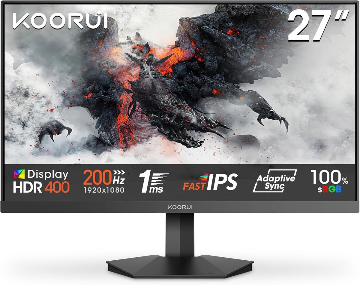 27 inch Gaming Monitor 200Hz IPS 1ms Full-HD Monitor met Adaptive Sync