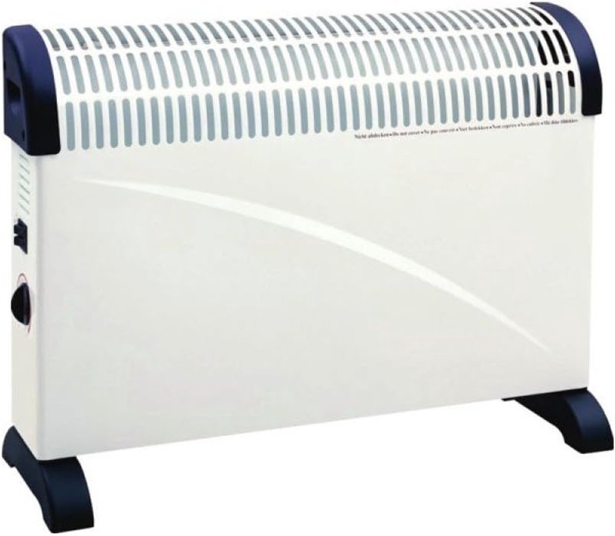 Mobiele Elektrische Convector 2000W met Turbo Functie