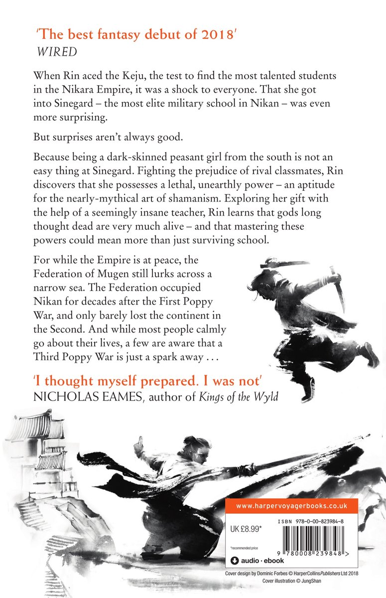 The Poppy War - The Poppy War - back cover