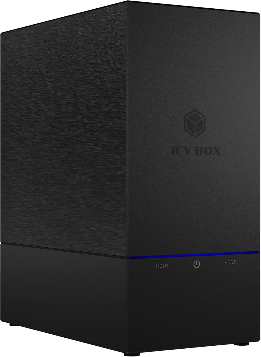 Externe USB-C RAID Behuizing voor 2x 2,5" & 3,5" HDD/SSD met 10 Gbit/s