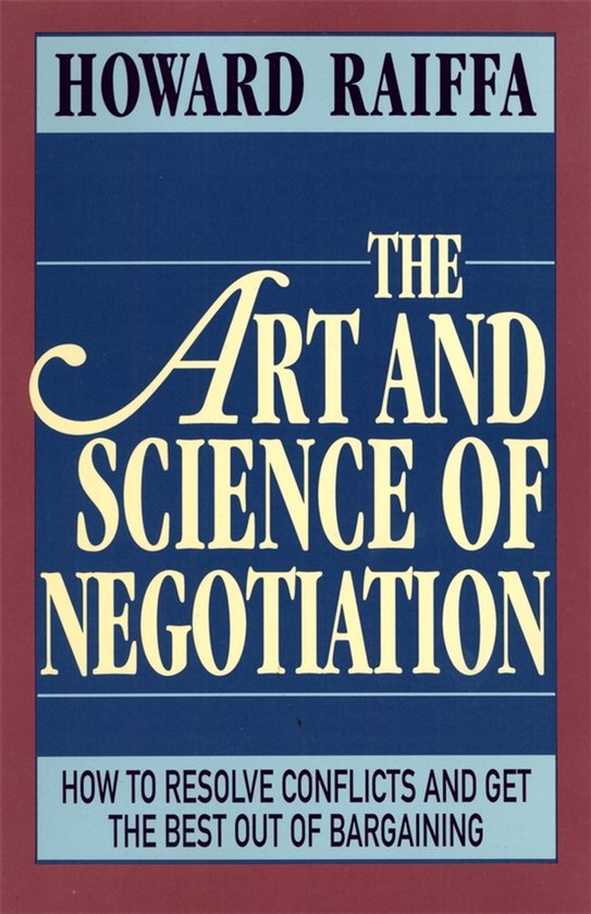 Art & Science Of Negotiation - cover