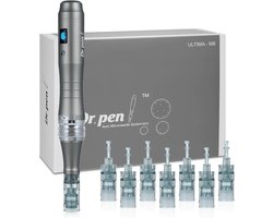 ORIGINELE DR. PEN M8- - Draadloze Dermapen - Microneedling + 6 naaldcartridges + beautycase
