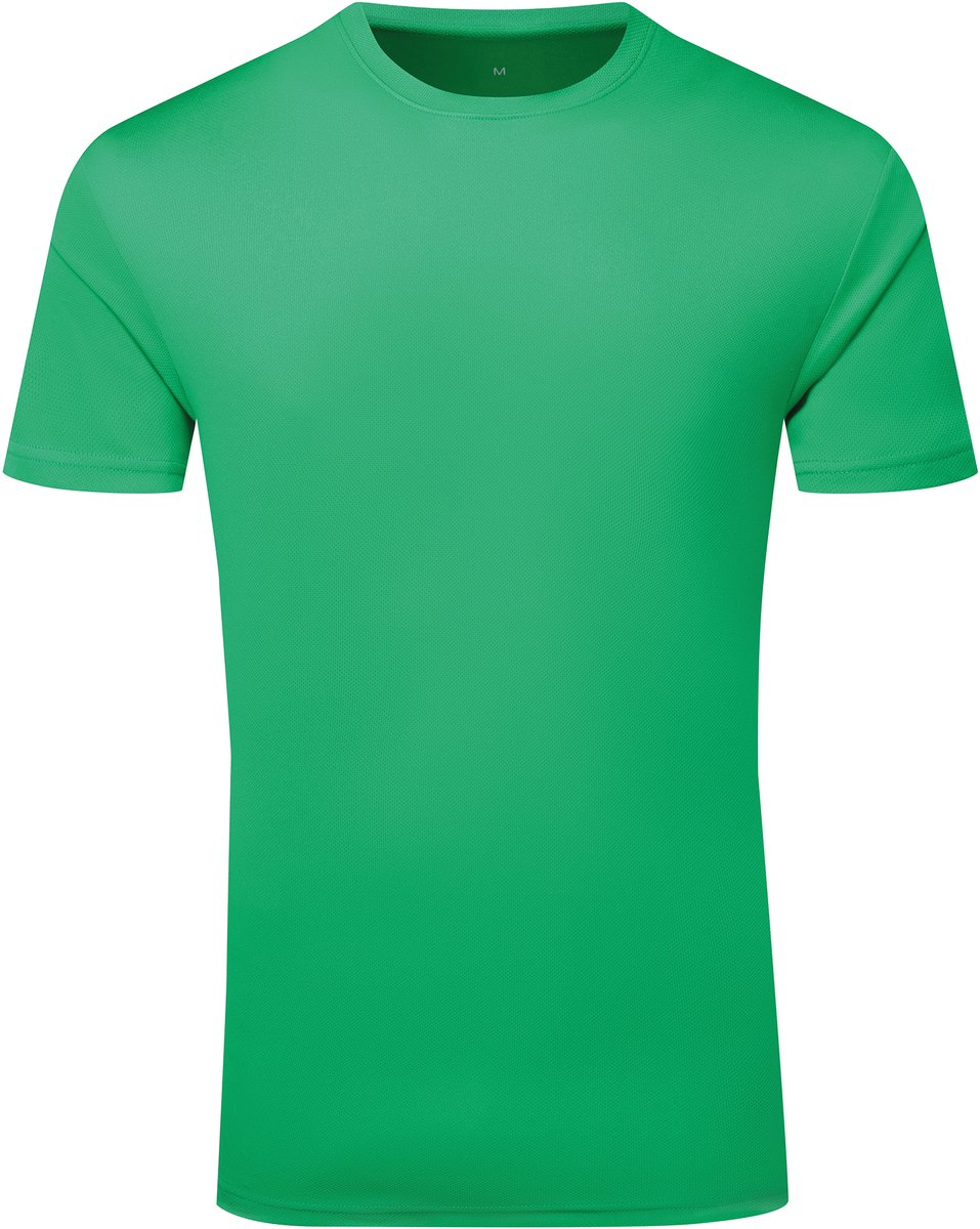 TriDri Men´s Textured Recycled T-Shirt TR503 - Bright Kelly - L