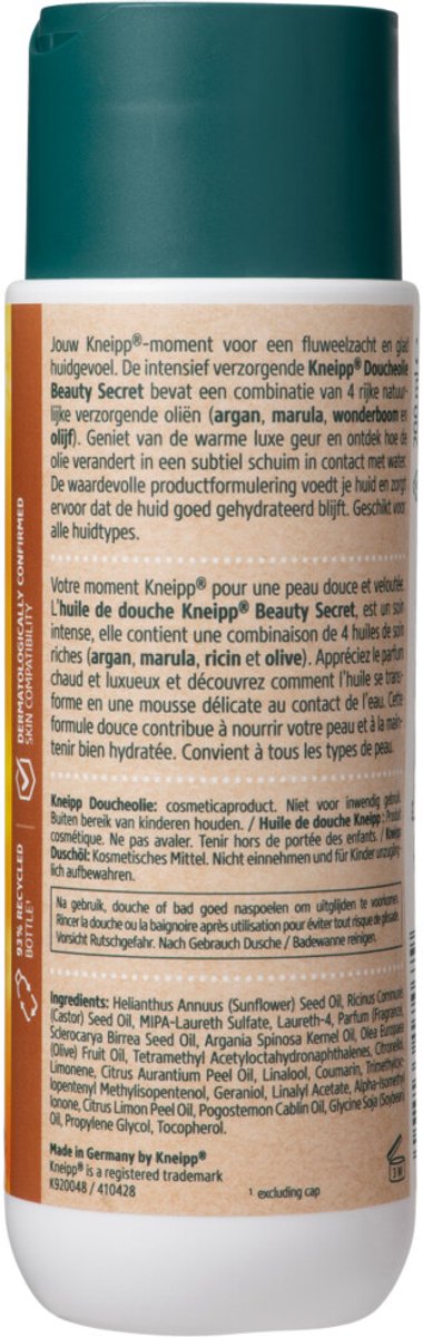 6x Kneipp Doucheolie Beauty Secret 200 ml