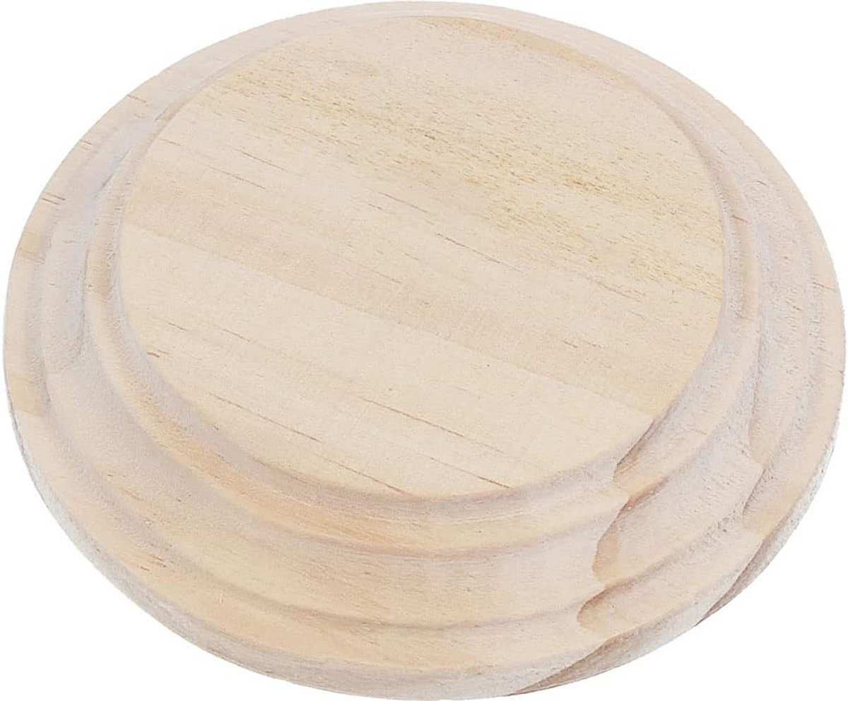 Massief Houten Basis Plaat - Onbehandeld Naturel Hout voor Knutselen en Decoratie