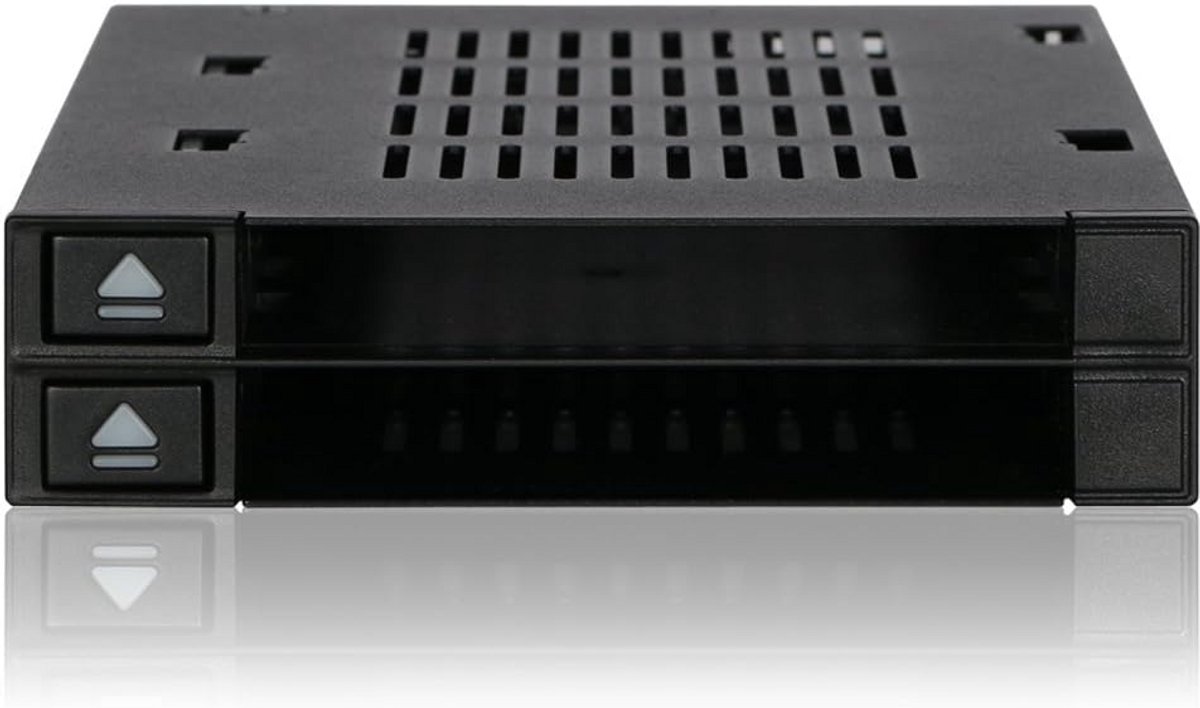 Hot Swap Frame voor 2x 2.5 inch SATA/SAS SSD/HDD in 3.5 inch Bay