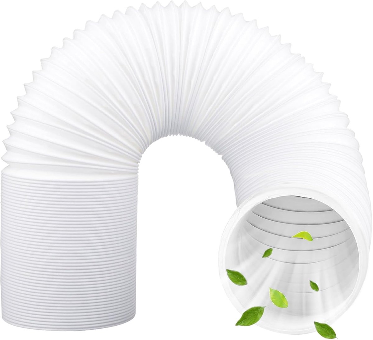 Flexibele Afvoerslang PVC Afzuigslang voor Airco en Droger - 15 cm x 200 cm