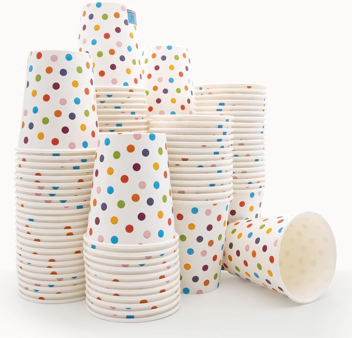 1000 Papieren Bekers 180ml voor Warme en Koude Dranken – Feest en Picknick