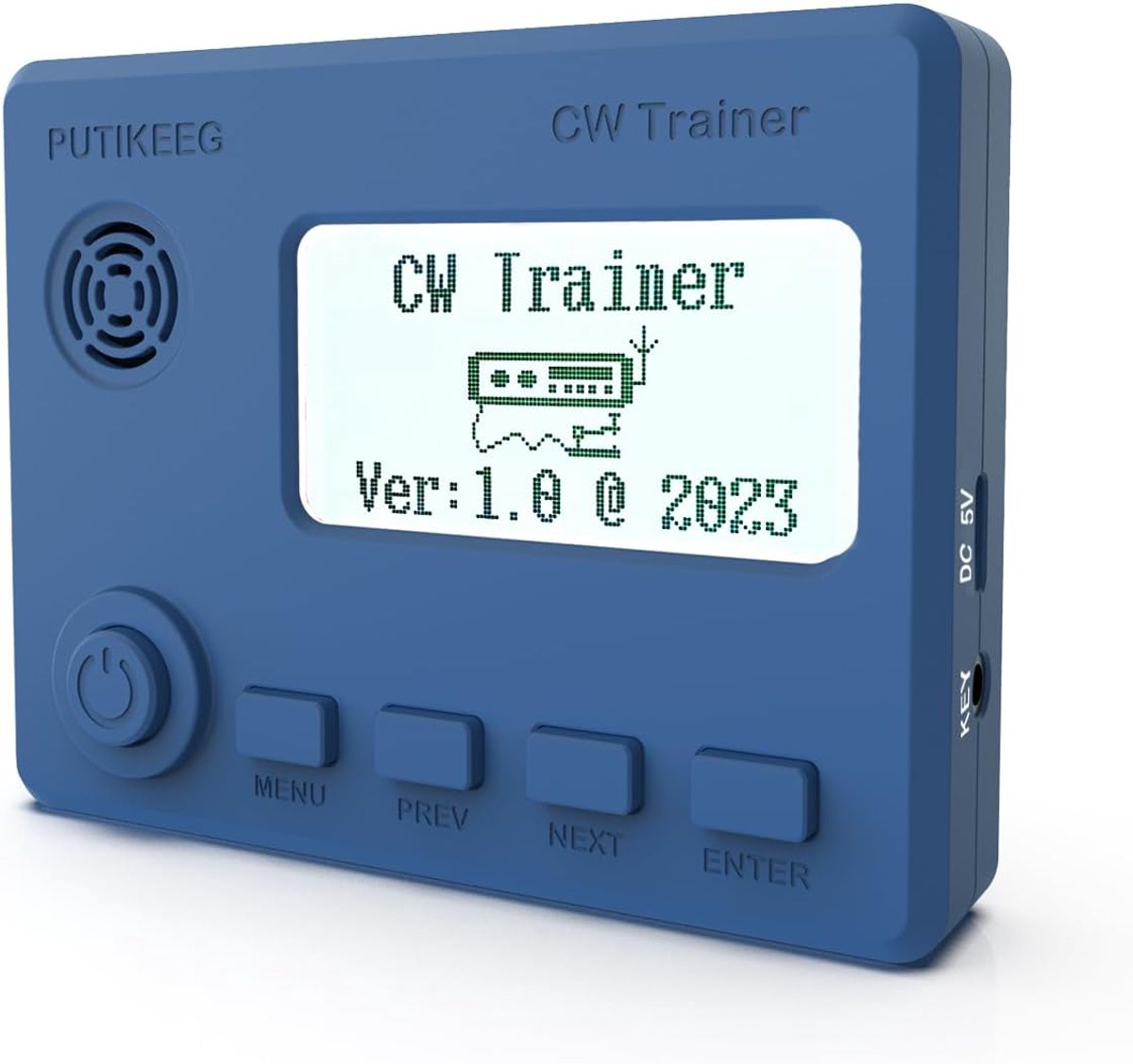 Mini CW Telegraafsleutel met Display voor Morsecode Oefening