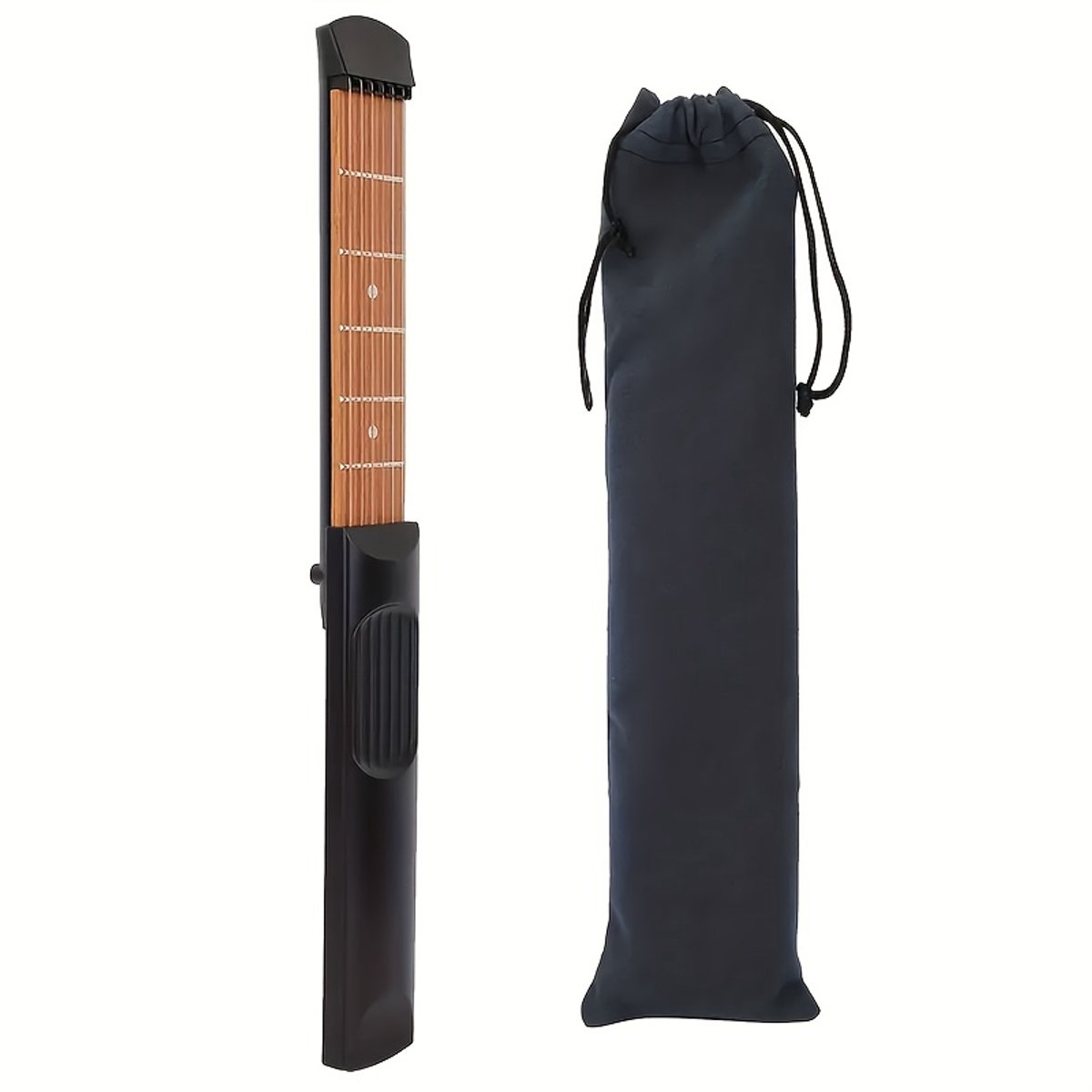 Mini zes-snarige gitaar oefenhandtrainer, gitaar basakkoordtrainer, zakgitaar voor beginners