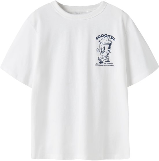 KIDS ONLY GIRL T-shirt met backprint wit