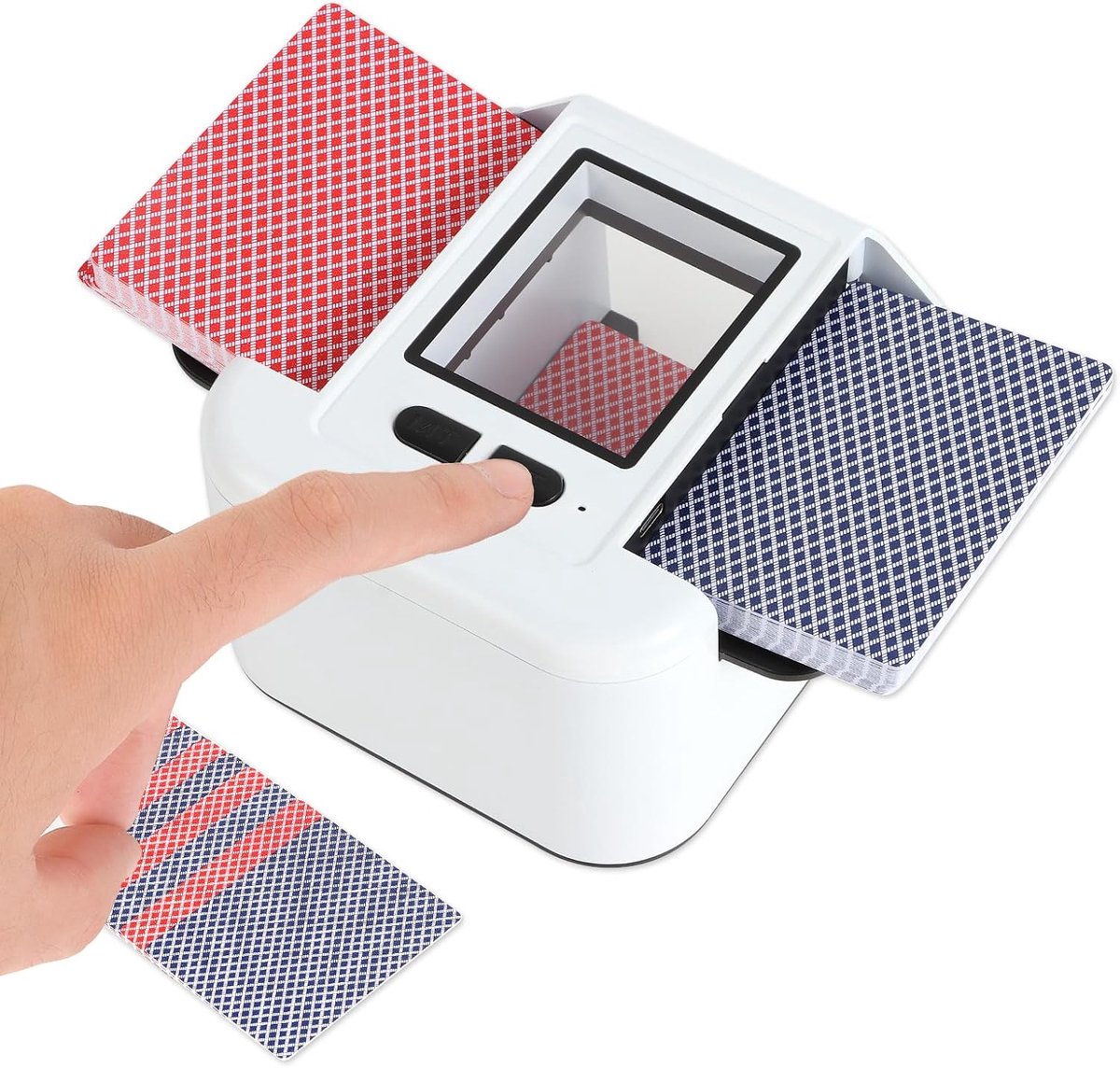 Automatische Kaartenschudmachine voor 1-2 Deck - Oplaadbaar en Stil