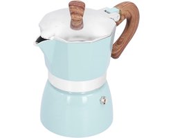 Klassieke Italiaanse Moka Mokkapan voor 3 Kopjes - Aluminium Koffiezetapparaat