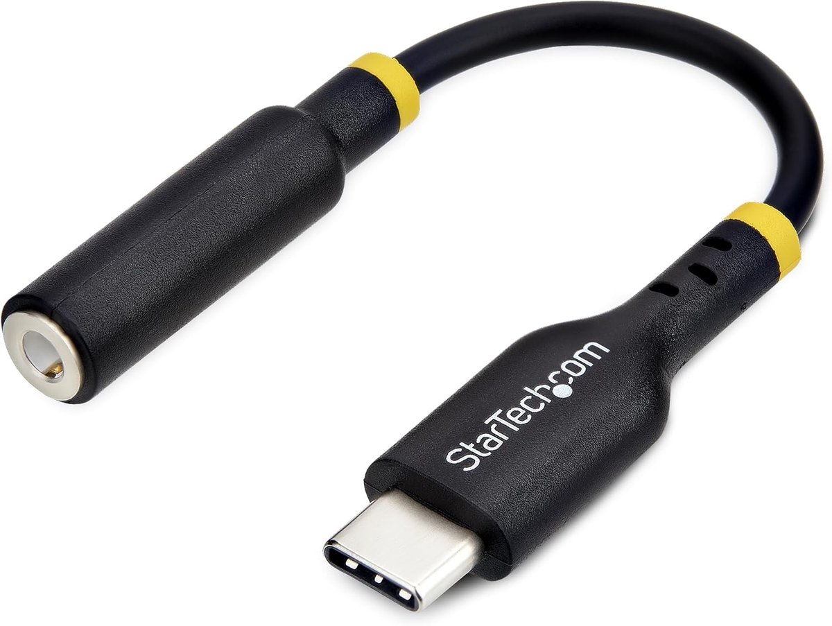 USB-C naar 3.5mm Koptelefoon Adapter Kabel voor Telefoon en PC - Aux Audio Dongle