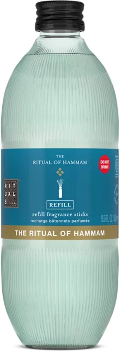 Rituals - Navulling voor Geurstokjes - 500 ml - Ritual of Hammam - Verfrissende en aromatische geur - Refill