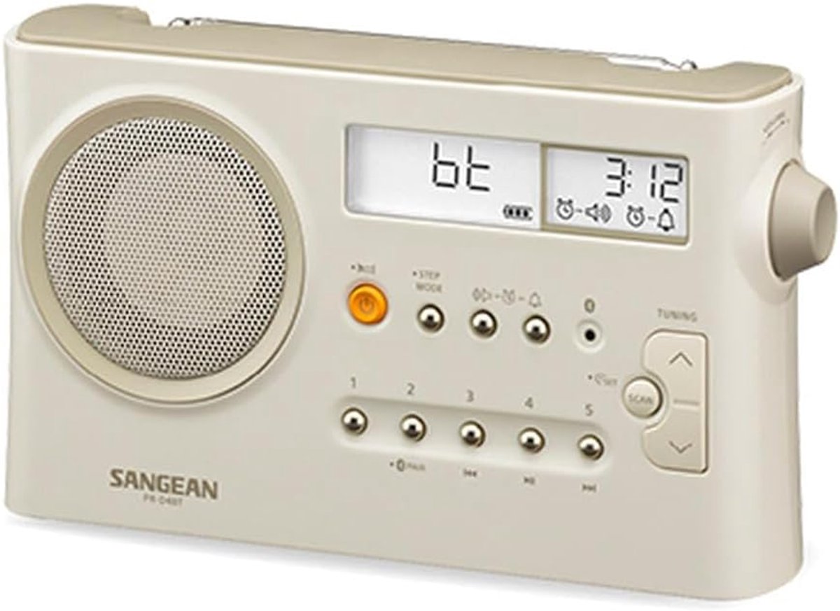 Draagbare AM/FM Radio met Uitstekende Ontvangst en Batterij-indicator