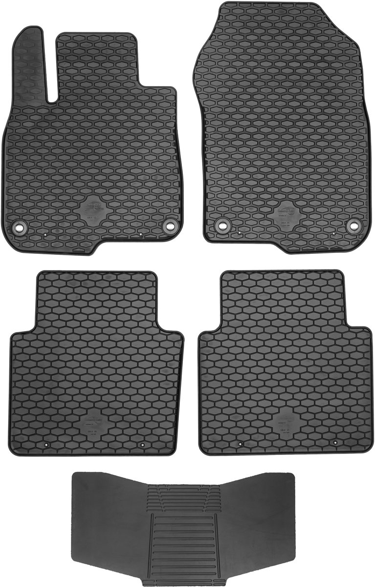 Max-Dywanik - Honda CR-V V 2017-2023 - Rubber Matten Set - Inclusief Lifestyle Tunelbescherming