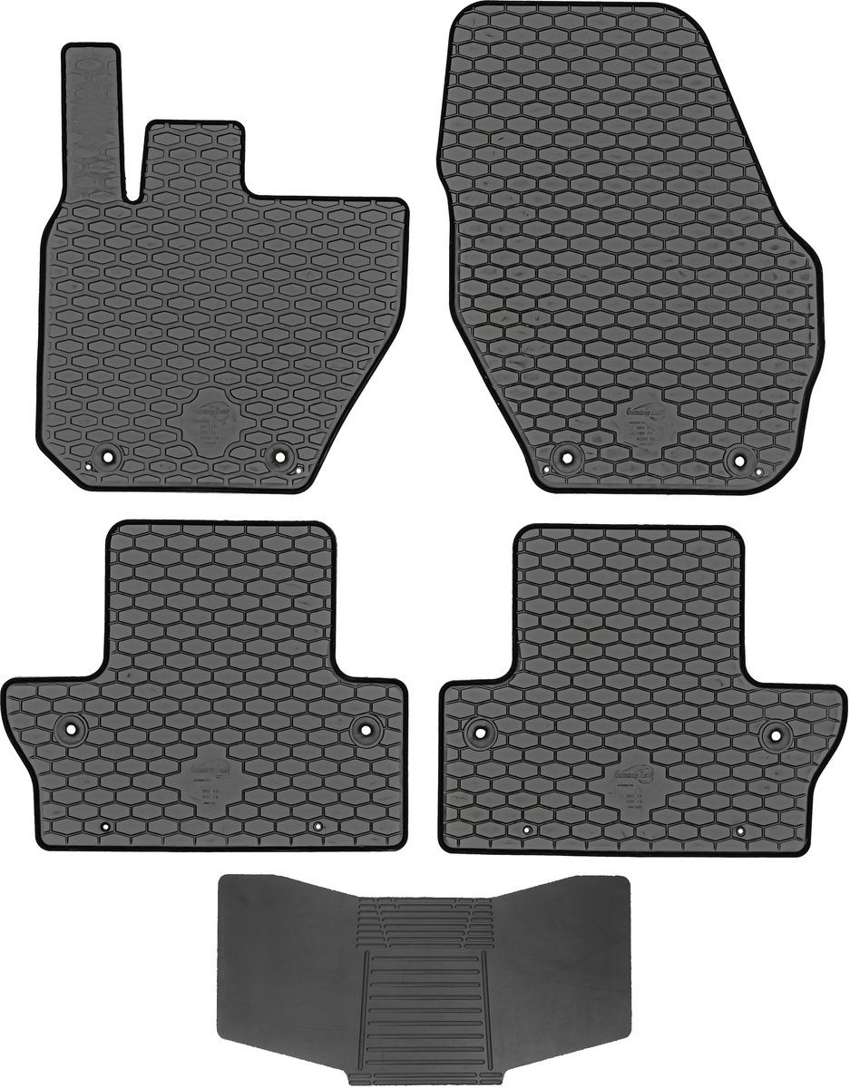 Max-Dywanik Volvo S60 II/V60 I - Gummimatten - Zwart - Hoogwaardig - Op maat