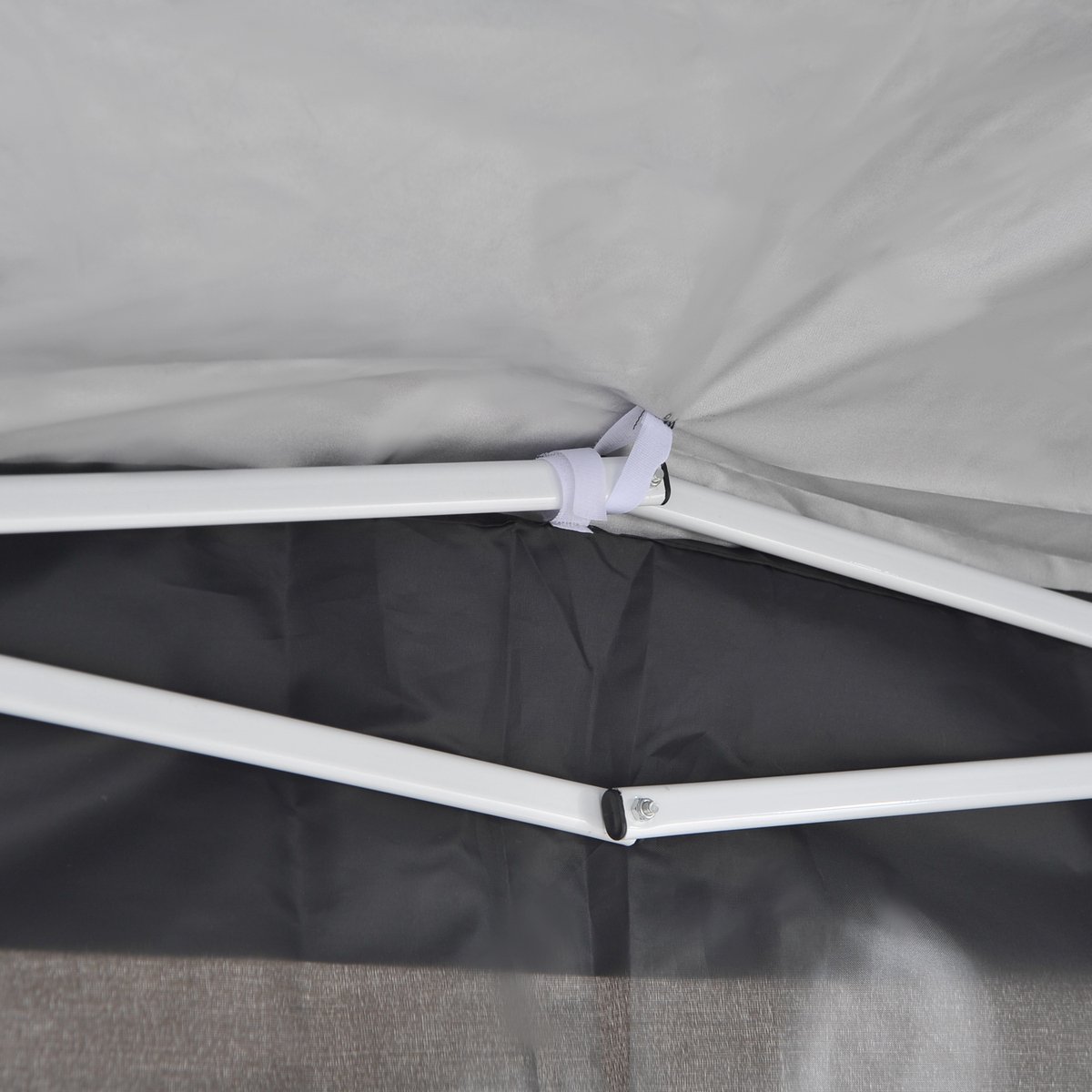 Wishdor - Vouwpaviljoen - 4 Afneembare Zijwanden En UV-Bescherming - Voor Buiten - Staal - Zwart - 2 X 2 M