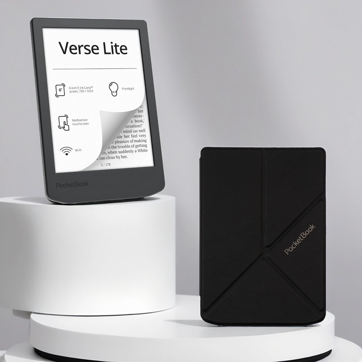 PocketBook Verse Lite e-reader 6 inch met Origami Hoesje - PocketBook Readers - €139,00