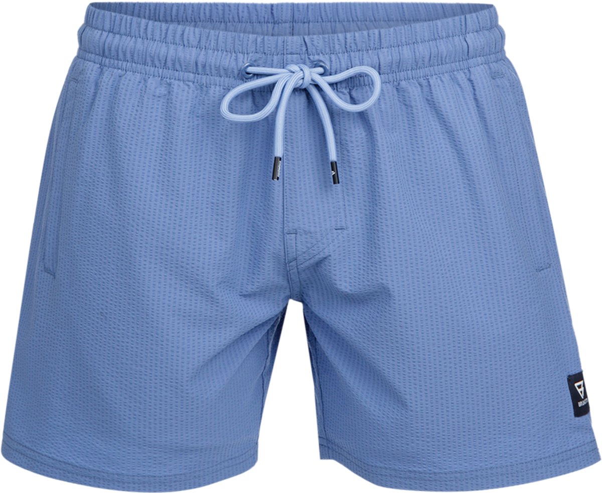 Brunotti Boaz Zwembroek Grayblue Heren Sneldrogend Met zakken L Greyblue