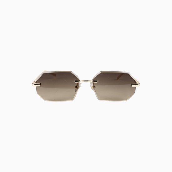 Lúxeo Eyewear - Mercurius Mocha - Zonnebril - Festivalbril - Randloze Zonnebril - Heren - Dames van Merkloos — afbeelding 2