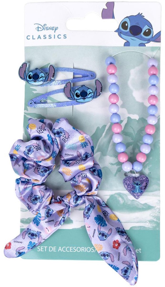 Disney Lilo en Stitch Breeze ketting- en haaraccessoireset