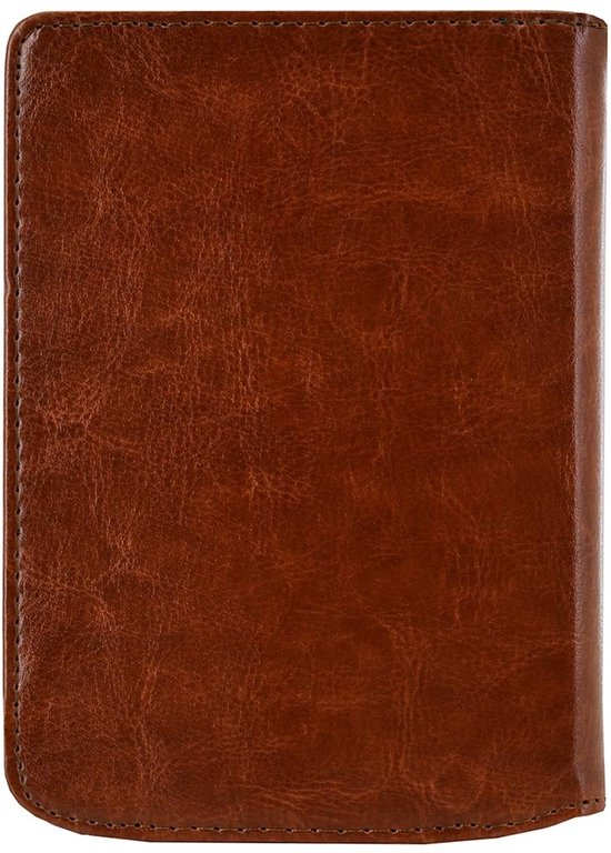 Luxe Hoesje Geschikt voor Pocketbook Verse Hoes Cover Cognac Bruin van Luxe — afbeelding 4