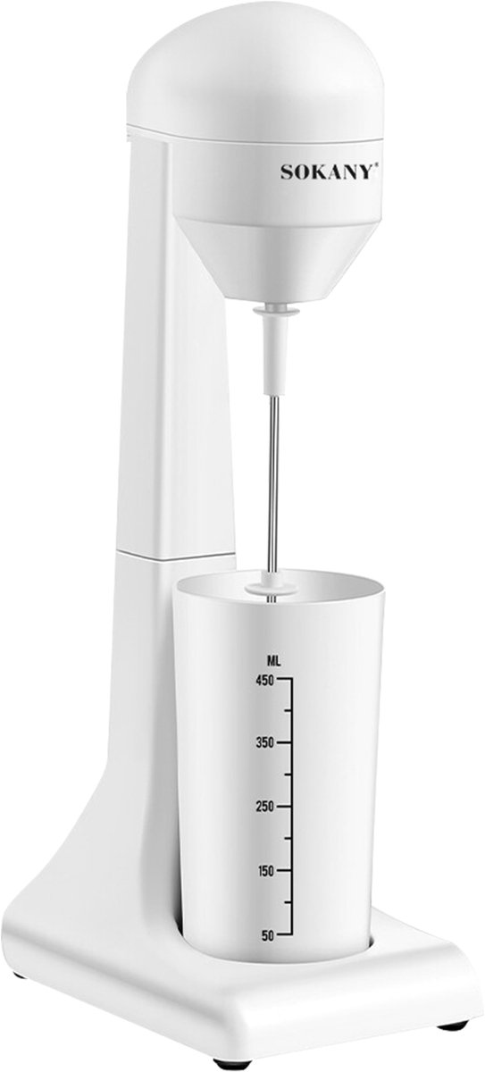 Sokany, MacMilkshake Machine 450ml 100W Snel en Compact, Wit van Merkloos — afbeelding 2