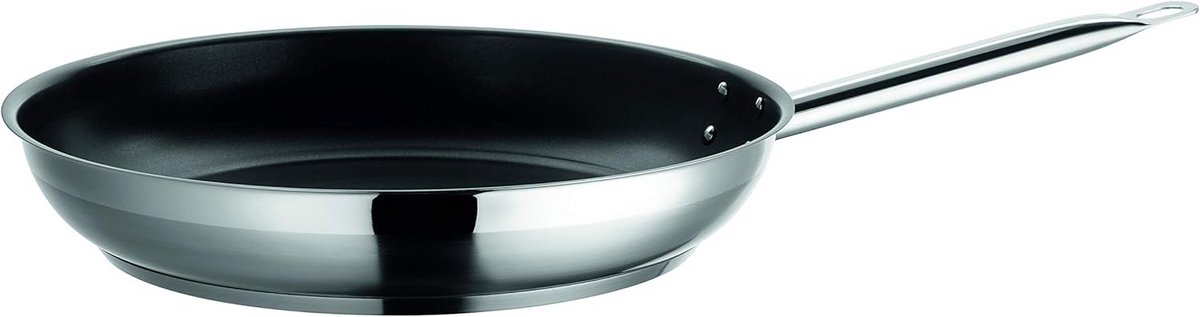 Grote RVS Braadpan met Antiaanbaklaag 32 cm Professionele Kwaliteit