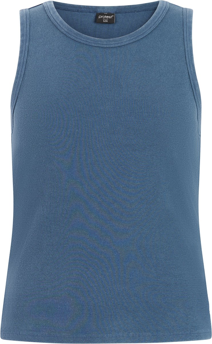 Protest PRTBoni Singlet Dames Normale pasvorm Ronde hals Blauw