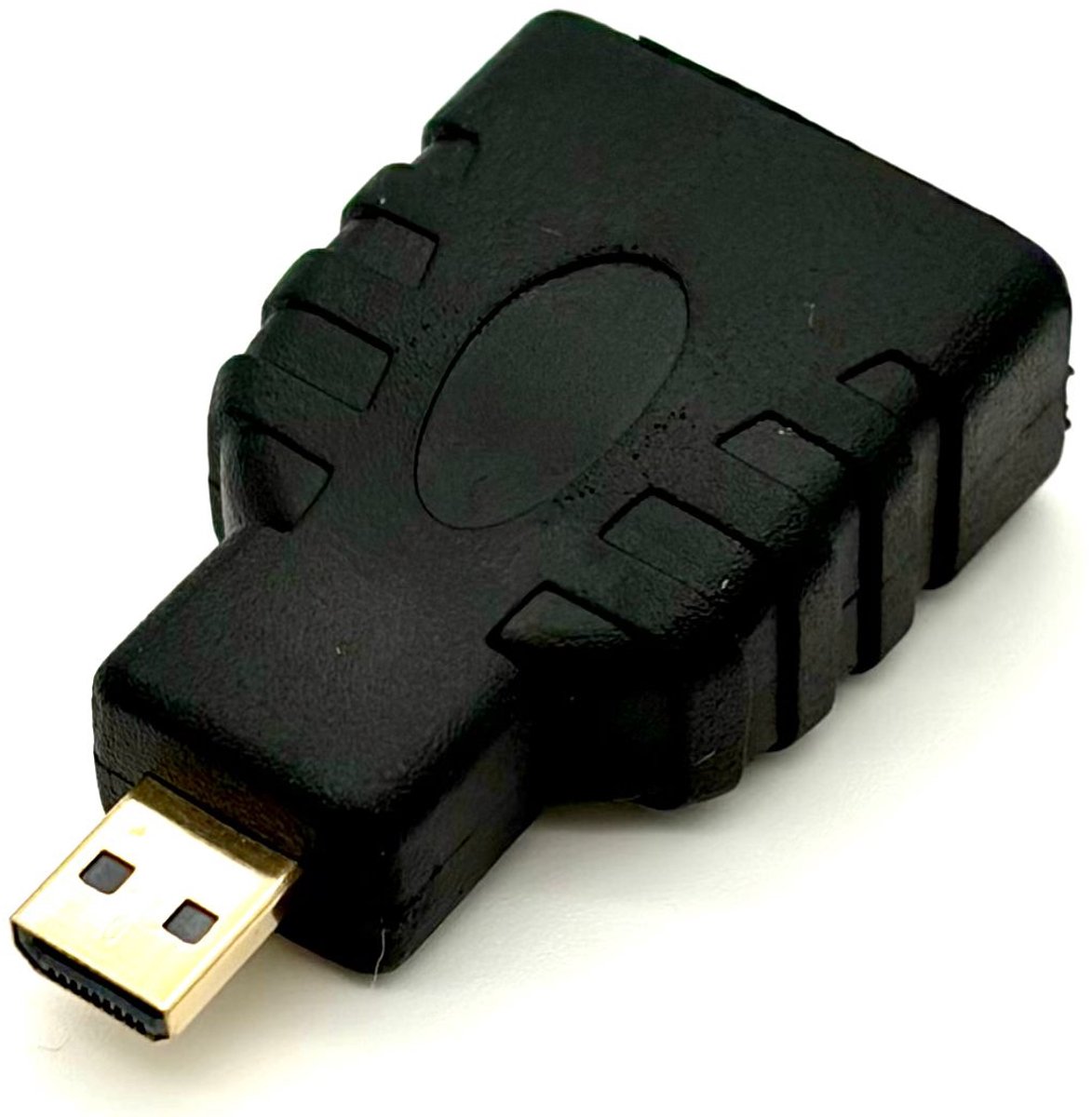 Micro HDMI naar HDMI Adapter – Full HD 1080p – Micro HDMI Male naar HDMI Female – Zwart