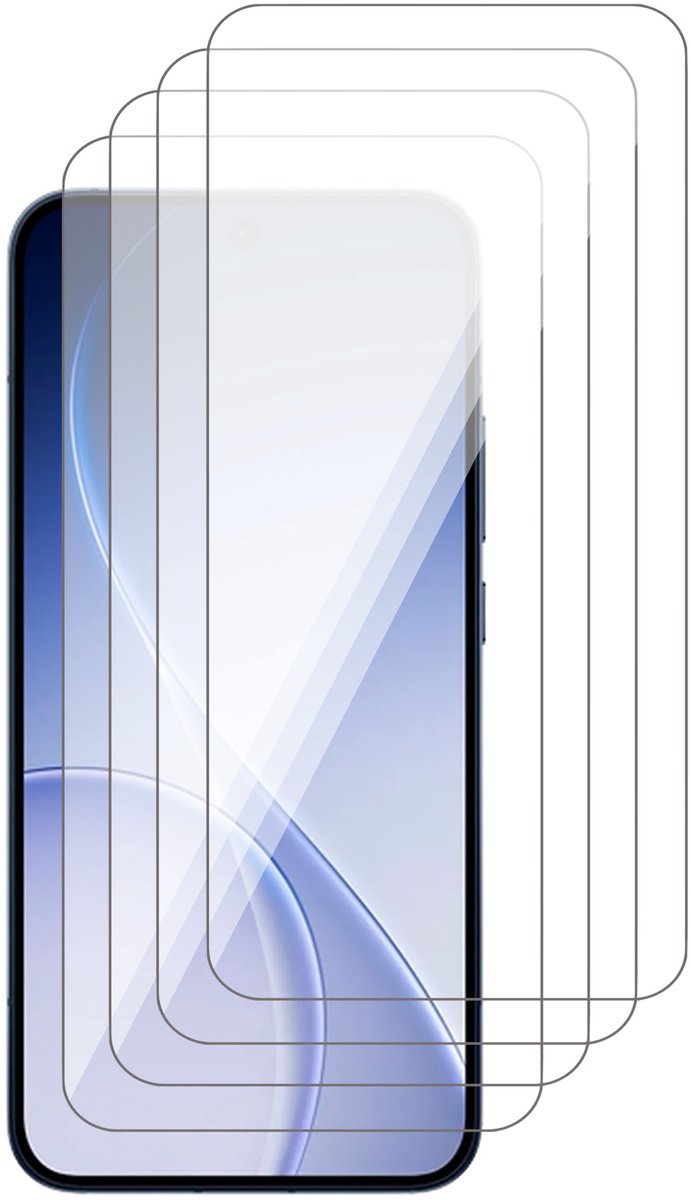 Screenprotector geschikt voor Oppo Reno 15 Pro 5G - 4x Glas Screen Protector