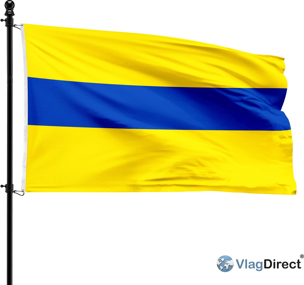 Gemeente Ottignies-Louvain-la-Neuve vlag - 90 x 150 cm.