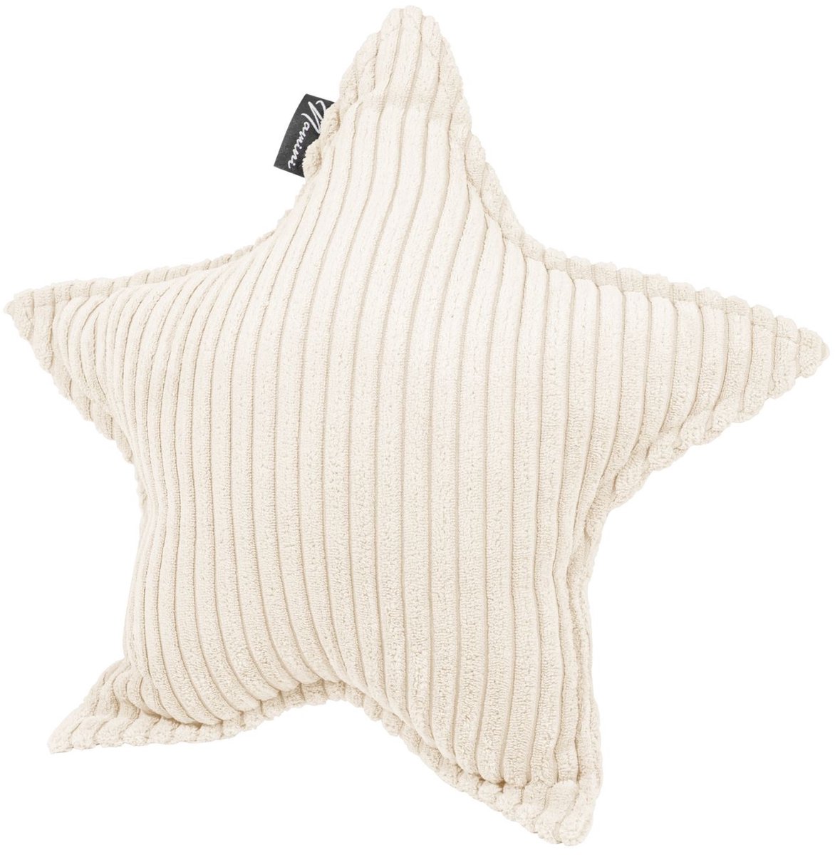 Namini Kussen | Kussentjes voor Kinderkamer & Woonkamer | Gevuld | Vloeistofafstotend | Volledig Uitwasbaar | Handgemaakt | Kussens | Sierkussen | Ster | Beige| 40x40xcm