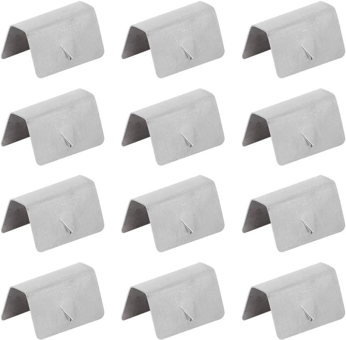 Clips deflectoren 12 stuks roestvrij staal | Auto regenwind deflector | Windgeleider clips auto