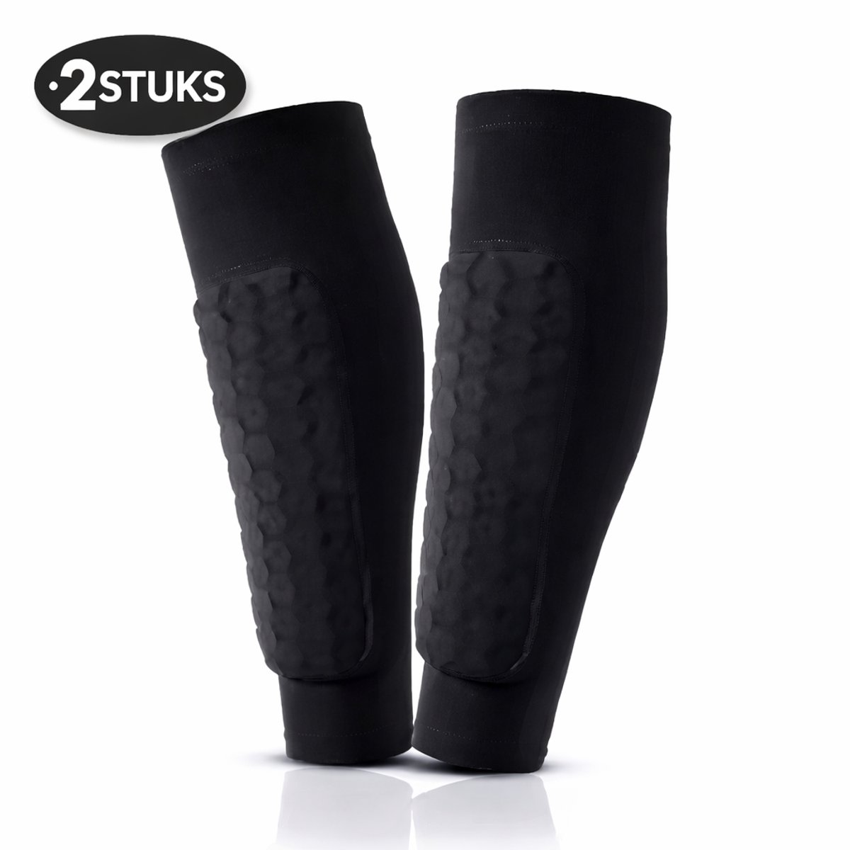 Ski Scheenbeschermers / Kuitbeschermers – Set 2 Stuks – Voetbalscheenbeschermers – Lichtgewicht Bescherming – Voor Skivakantie & Voetbalwedstrijd – Comfort Fit – Extra Schokabsorptie – Zwart