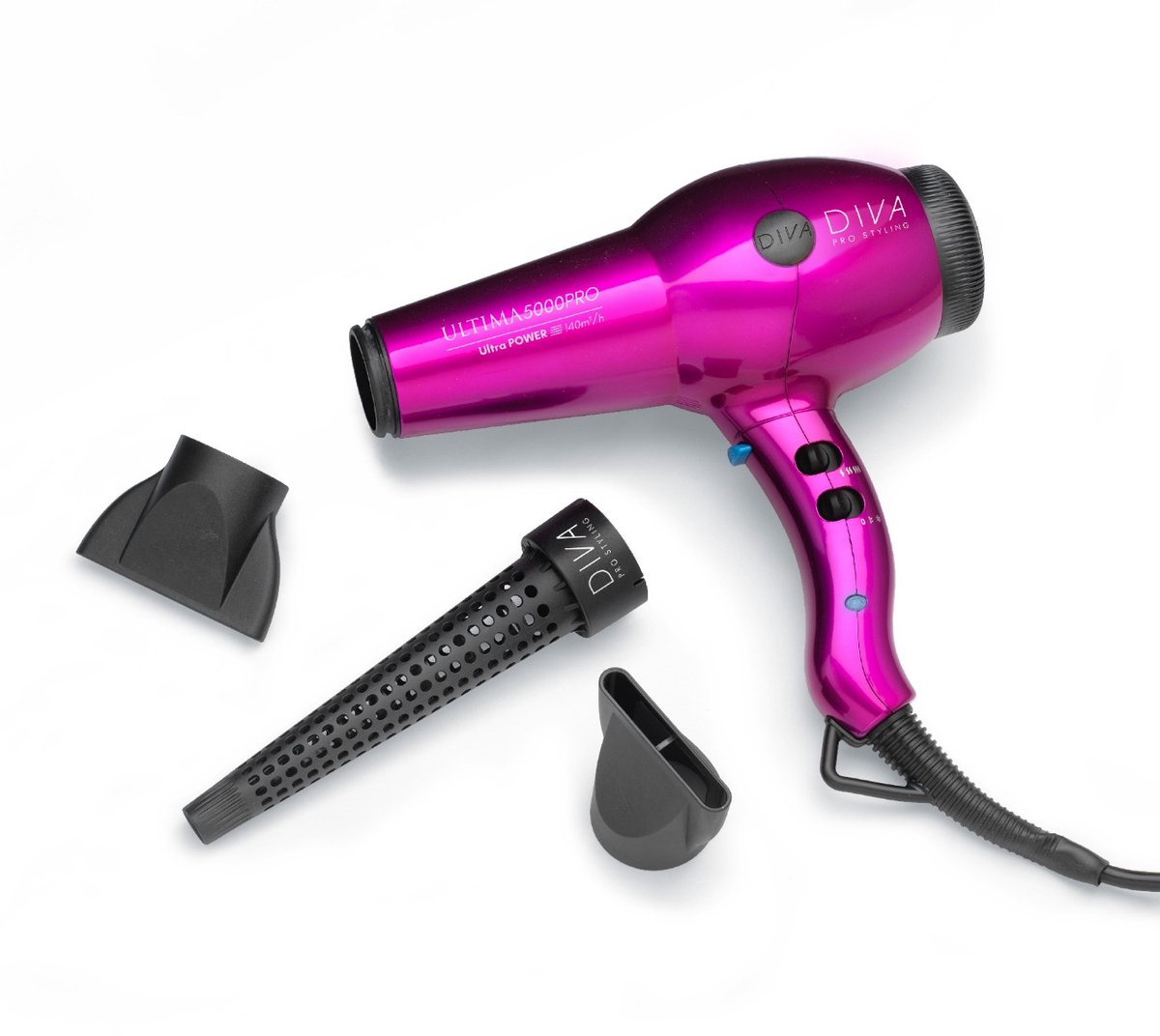 DIVA PRO Ultima 5000 Pro Föhn Roze