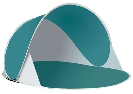 POP-UP Strandtent 190x120x86 cm - Zelfopenend - UV 30+ Bescherming - Lichtgewicht met Muskietennet - Inclusief Haringen en Draaghoes - Blauw/Grijs - 51570 van Merkloos — afbeelding 5