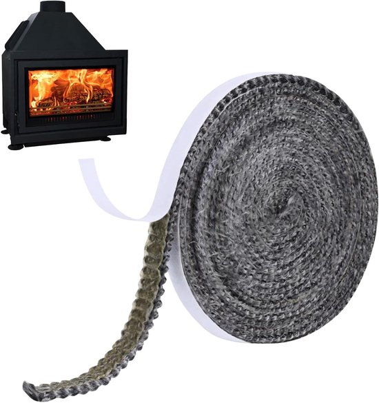 Afdichtingstape voor kachels en ovens, vuurvaste haardafdichting - 2 mm