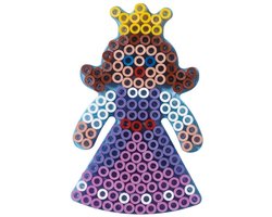 Hama MAXI PRINSES / MEISJE strijkkralen vormpje / figuur / grondplaat voor extra GROTE MAXI strijkparels (strijkkralenbordje / legbordje)