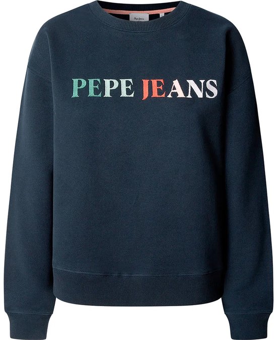 Pepe Jeans Reagan Sweat-shirt Femme - Col Rond, Coton Durable Et Coupe Confortable
