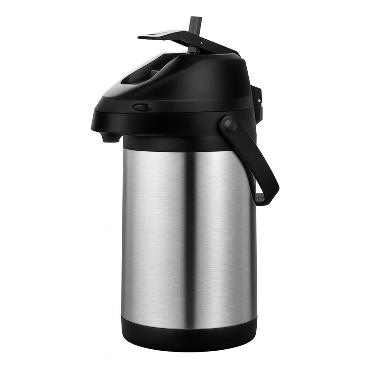 My Green Deal - RVS Thermoskan met pomp 3L - Koffiethermos / Theethermos - Dubbelwandig - Koffiekan/Theekan