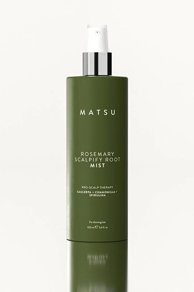 MATSU Professional - Rosemary Scalpify Root Mist, Pro-Scalp Therapy - Cauleropa + Chamomilla + Spiruline - Anti-haaruitval Haartonic 100 ml