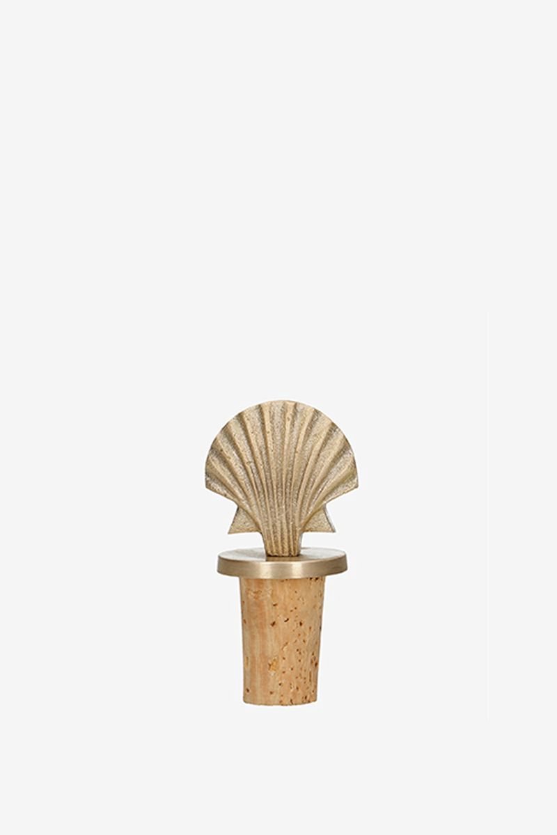 Sissy-Boy - Goudkleurige flesstopper met schelp