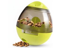 Voeder Ei - Interactieve hond - Honden speelgoed intelligentie - Snackbal Hond - Voerbal - Snackbal Kat - VoerEI Groen